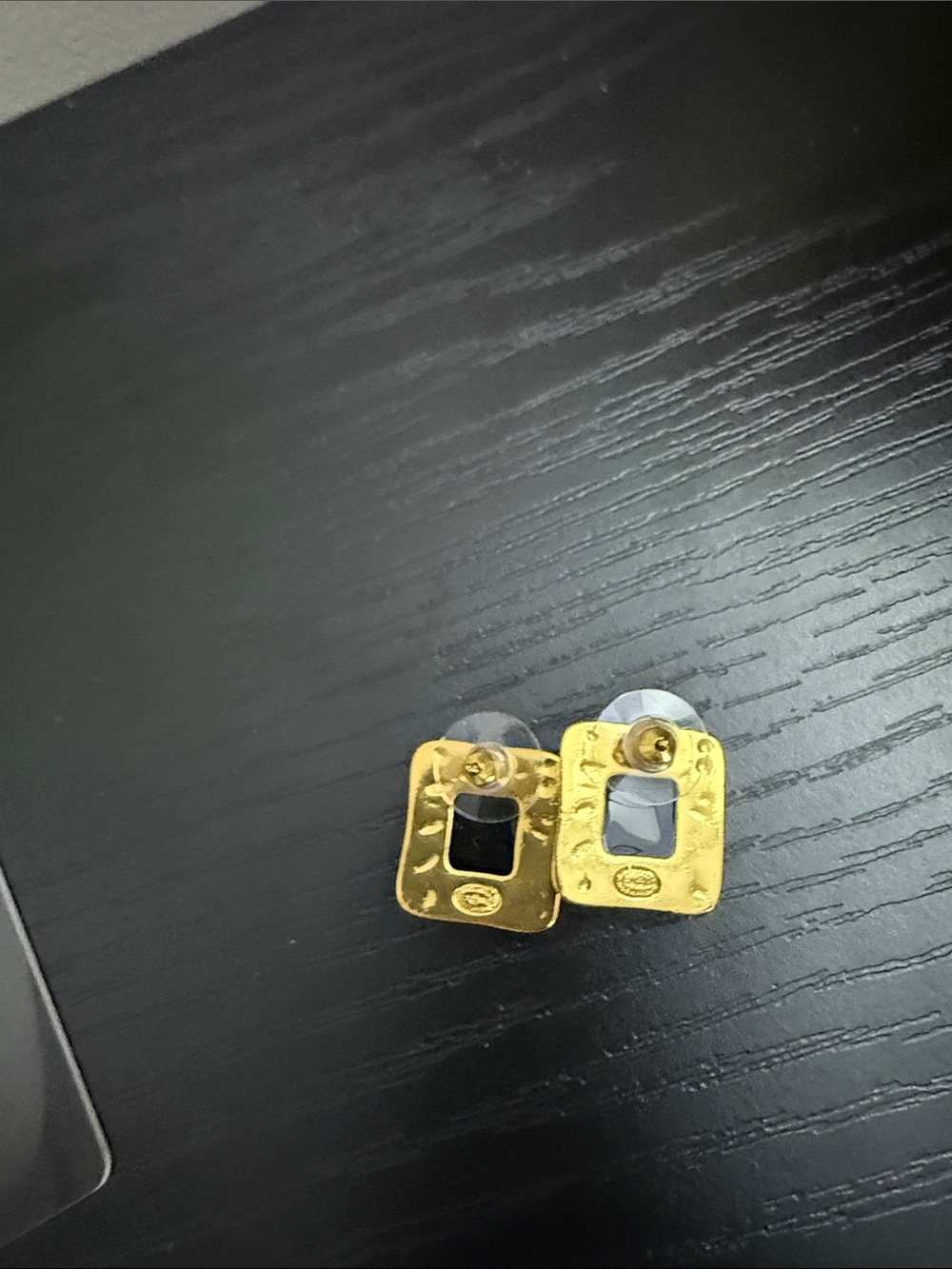 CHANEL Black and Gold Square - Picture 2 of 3